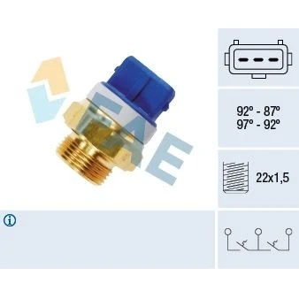 Billede af Temperaturkontakt, kølerventilator FAE 37920