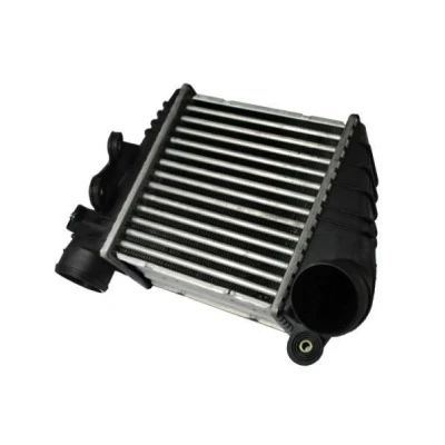 Billede af THERMOTEC DAW001TT Intercooler Aluminium, plastik 183 X 190 85 mm VOLKSWAGEN: Golf 4, SEAT: Leon I Hatchback