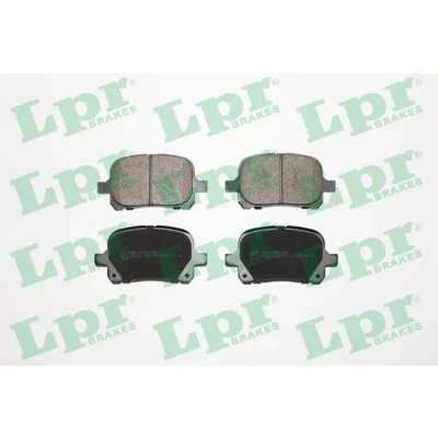 Billede af LPR 05P712 Bremseklodser TOYOTA: Camry IV Sedan