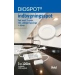 Billede af GN Belysning DIOSPOT indb.spot 3 sæt LED 3W 927 120lm hvid Lampe