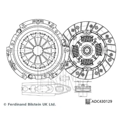 Billede af BLUE PRINT ADC430129 Kobling i tre dele med syntetsik fedt udrykkerleje 201 MITSUBISHI: COLT 6