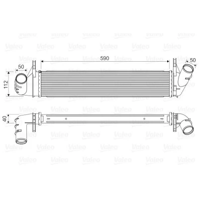 Billede af VALEO 818678 Intercooler uden EGR ventil DACIA: Duster SUV