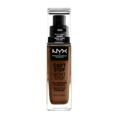 Billede af NYX Professional Makeup Can&#039;t Stop Won&#039;t Full Coverage Foundation Kakao 30 ml