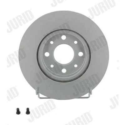 Billede af JURID 561861JC Bremseskiver 257 20 4 98 ventileret coatet med skruer FIAT: Punto II Hatchback, Doblo I Stationcar, ALFA ROMEO: 155