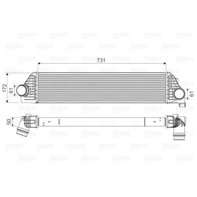 Billede af VALEO 818561 Intercooler uden EGR ventil