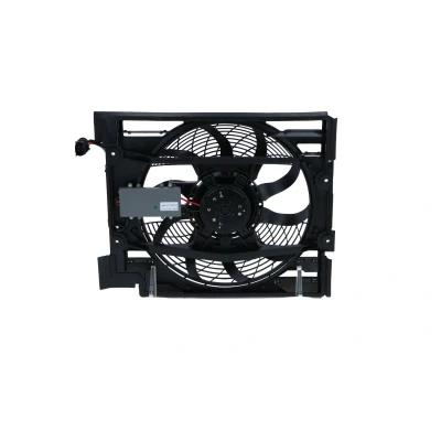 Billede af NRF 47211 Køleventilator 400 12 390 med kølerventilatorramme (karm), Kulløs motor kontroldel BMW: 5 Sedan