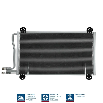 Billede af NISSENS 94225 Kondensator uden tørrer Aluminium 665 R 134a MERCEDES BENZ: Sprinter 2 T Ladvogn/Chassis, 3 Ladvogn/Chassis