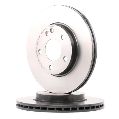 Billede af BREMBO COATED DISC LINE 09.8680.11 Bremseskiver 276 22 5 indvendigt ventileret coatet højkarboniseret med skruer MERCEDES BENZ: A klasse, B klasse