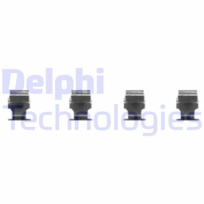 Billede af DELPHI LX0468 Tilbehørssæt, skivebremsebelægning MITSUBISHI: ASX SUV, Lancer 7, Mirage / Space Star Hatchback, PEUGEOT: 3008 II I, 4007