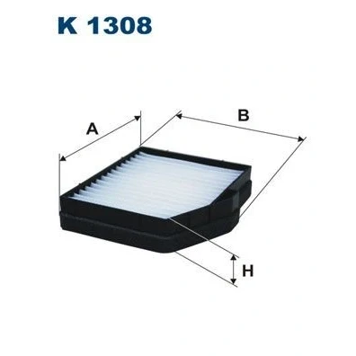 Billede af FILTRON K 1308 Kabinefilter Partikelfilter 200 183 42