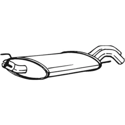 Billede af BOSAL 233 715 Lydpotte VOLKSWAGEN: Golf 3, 3 Cabrio