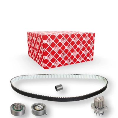 Billede af FEBI BILSTEIN 173266 vandpumpe + Tandremssæt med 141 VOLKSWAGEN: Polo IV Hatchback, Fox SKODA: Fabia 1 Combi, I Hatchback