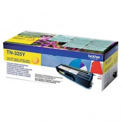 Billede af Brother TN 325Y Yellow Original Tonerkassette Høj Kapacitet