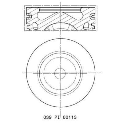 Billede af Stempel MAHLE ORIGINAL 039 PI 00113 000