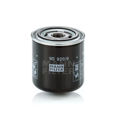 Billede af MANN filter WD 920/9 Oliefilter 1 12 UNF 1B med en returløbs stop ventil Påskruet