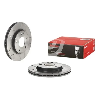 Billede af BREMBO MAX LINE 09.7359.76 Bremseskiver 260 22 5 opslidset, indvendigt ventileret coatet højkarboniseret med skruer MERCEDES BENZ: A klasse