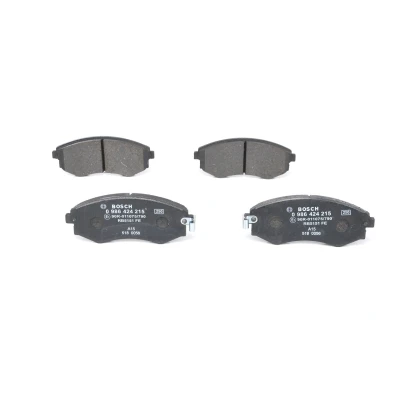 Billede af BOSCH 0 986 424 215 Bremseklodser Low Metallic med akustisk advarsel for slid HYUNDAI: Matrix, SONATA 4, COUPE, SSANGYONG: Rexton / 2