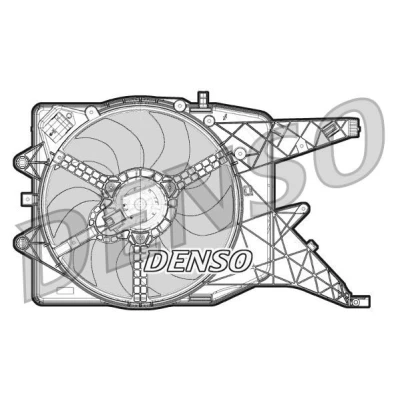 Billede af DENSO DER20011 Køleventilator 405 12 500 OPEL: Corsa D Hatchback