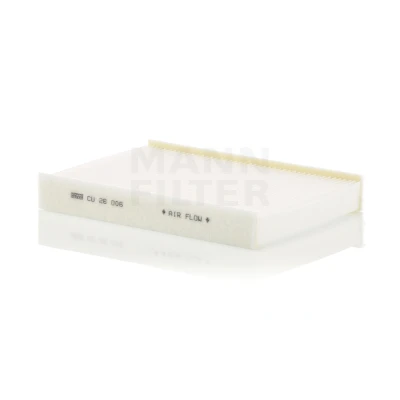 Billede af MANN FILTER CU 26 006 Kabinefilter Partikelfilter 254 182 35 SEAT: Mii, VOLKSWAGEN: up! Hatchback, SKODA: Citigo