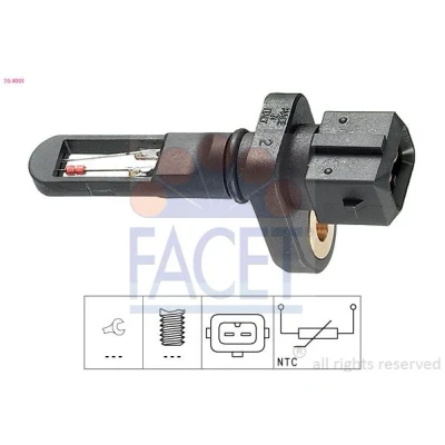 Billede af FACET 10.4001 Sensoren Made in Italy OE Equivalent AUDI: A4 B5 Sedan