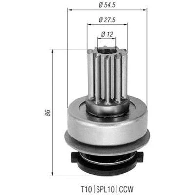 Billede af MAGNETI MARELLI 940113020274 Spidshjul, starter