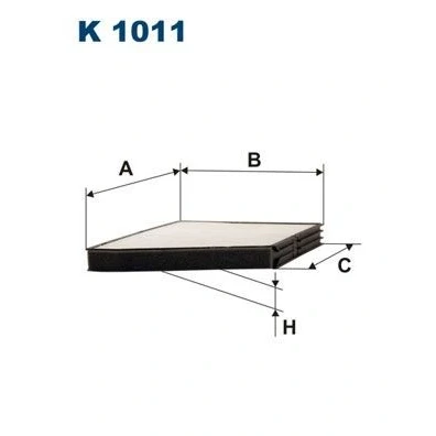 Billede af FILTRON K 1011 Kabinefilter Partikelfilter 218, 171 195 25