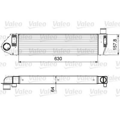 Billede af VALEO 818621 Intercooler uden EGR ventil