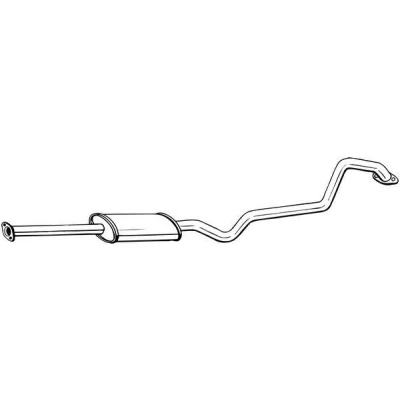 Billede af BOSAL 288 099 Midterste Lyddæmper NISSAN: Almera 2 Limousine, II Hatchback