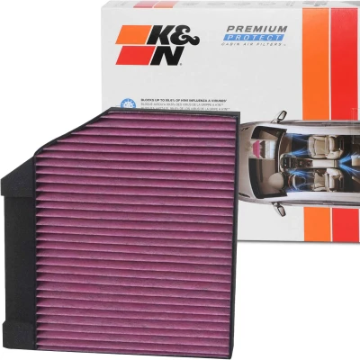 Billede af K&amp;N Filters DVF5082 Kabinefilter Aktivkulfilter 259 40 kvadratisk MERCEDES BENZ: C klasse T modell, E Sedan