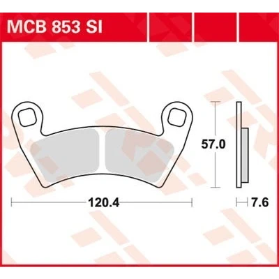 Billede af TRW Sinter Offroad MCB853SI Bremseklodser