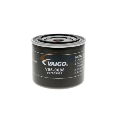 Billede af VAICO V95 0088 Oliefilter 3/4 16 UNF Original Quality med en returløbs stop ventil Påskruet filter VOLVO: V70 I, 740 Sedan, 940 II Stationcar