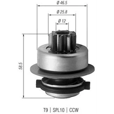 Billede af MAGNETI MARELLI 940113020171 Spidshjul, starter