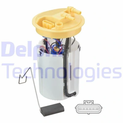 Billede af DELPHI FG2495 12B1 Brændstof, føderdel uden pakning tryksensor Diesel VOLVO: V50, S40 II