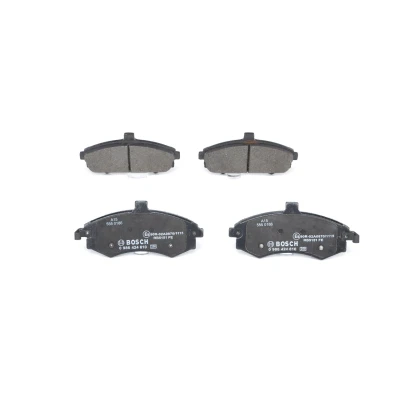 Billede af BOSCH 0 986 424 810 Bremseklodser Low Metallic med akustisk advarsel for slid anti knirke plade HYUNDAI: Matrix, Elantra III Hatchback