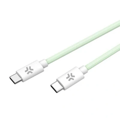 Billede af Celly USB C kabel USBCUSBCCOTTGN Grøn 1,5 m Autoudstyr