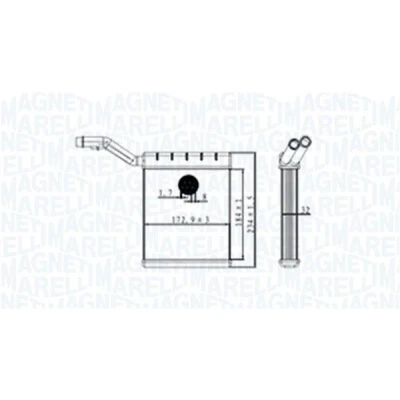 Billede af MAGNETI MARELLI 350218480000 Varmeveksler