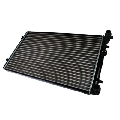Billede af THERMOTEC D7W001TT Radiator Aluminium, plastik til køretøjer med/uden klimaanlæg 415 650 23 Manuelt/automatisk gear Mekanisk fuget køleripper