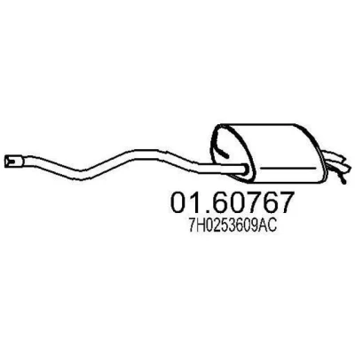 Billede af MTS 01.60767 Lydpotte 1920 VOLKSWAGEN: Multivan 5 (7HM