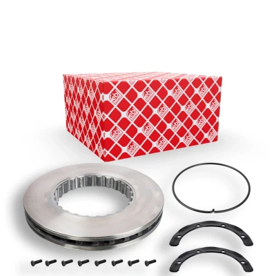 Billede af FEBI BILSTEIN Bremseskive bagaksel, foraksel 45mm indvendigt ventileret coatet 104674 5001667798,5001867798,20515097,85103804,85110495 Bremseskiver