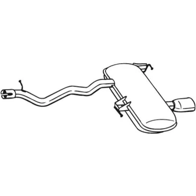 Billede af BOSAL 278 673 Lydpotte BMW: 3 Sedan