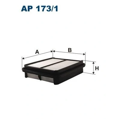 Billede af FILTRON AP 173/1 Luftfilter 55 201 228 Filterindsats SUZUKI: Grand Vitara 1 SUV, I SUV Cabriolet,
