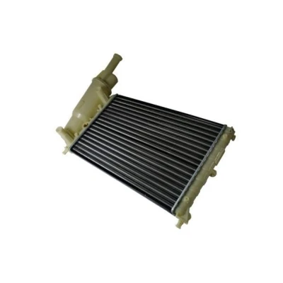 Billede af THERMOTEC D7F004TT Radiator Aluminium, plastik til køretøjer uden klimaanlæg 322 496 23 manuelt gear Mekanisk fuget køleripper FIAT: Punto I Hatchback