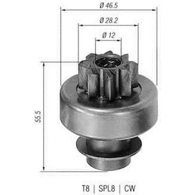 Billede af MAGNETI MARELLI 940113020130 Spidshjul, starter