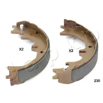 Billede af JAPKO 55230 Håndbremseklodser bag TOYOTA: Land Cruiser Prado 90