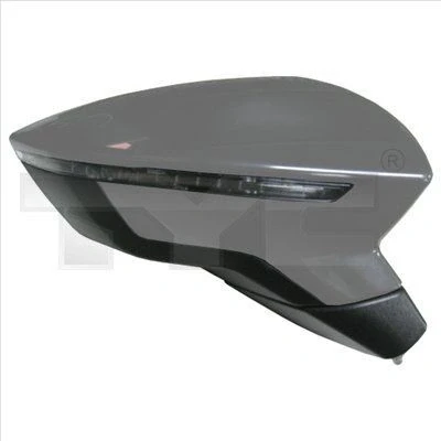 Billede af Sidespejl Tyc 331 0080 venstre grundet / primet til elektr. spejlindstilling, konveks, opvarmelig SEAT: Leon III Hatchback