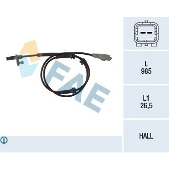 Billede af ABS Sensor FAE 78118