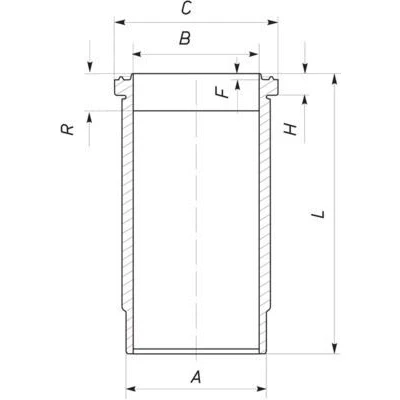 Billede af Cylinderforing MAHLE ORIGINAL 037 WN 30 01