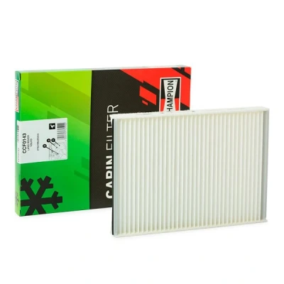 Billede af CHAMPION CCF0143 Kabinefilter Pollenfilter, Partikelfilter 272 195 30 VOLVO: V70 3, V60 I, XC60 LAND ROVER: Range Rover Evoque, Freelander 2 SUV