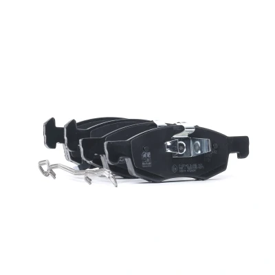Billede af FEBI BILSTEIN 16907 Bremseklodser foraksel med akustisk advarsel for slid stempelklips, bøjler OPEL: Corsa E Hatchback