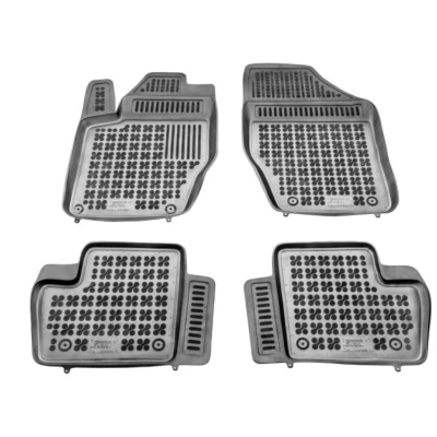 Billede af REZAW PLAST 201223 Gulvmåttesæt Gummi foran og bagved sort CITROËN: C4 II Hatchback, PEUGEOT: 308 I SW